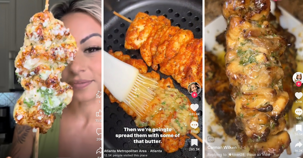 Here’s How to Make The Garlic Parmesan Chicken Skewers Everyone is Talking About Right Now