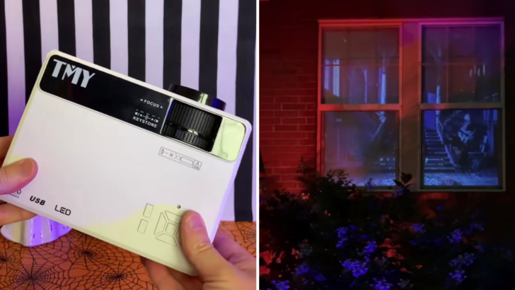 Here’s How to Cast a Halloween Projection on the Windows of Your House This Year 