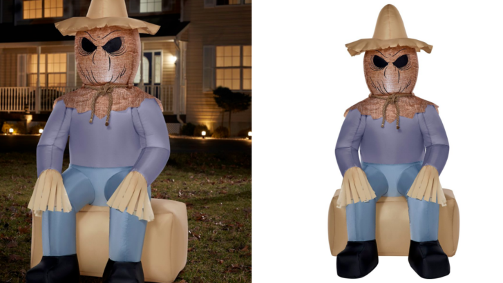 You Can Get a 4-Foot Inflatable Scarecrow to Decorate Your Yard for Halloween