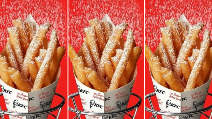 KFC Just Released Funnel Cake Fries and I’m On My Way Now