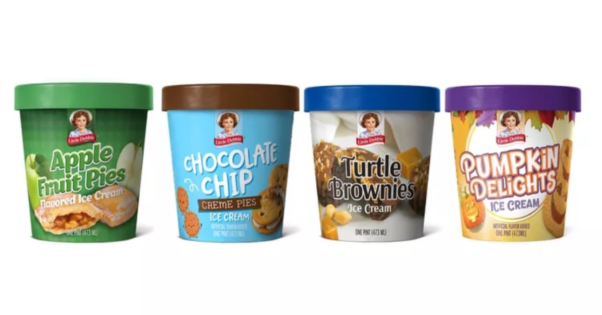 Little Debbie Just Released New Ice Cream Flavors and One Tastes Like Pumpkin Pie