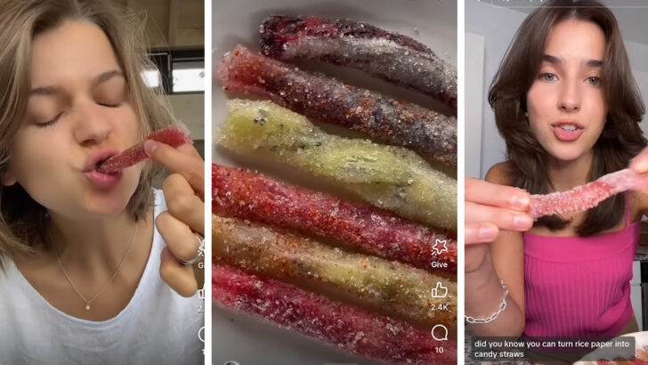 Here’s How You Make The Rice Paper Candy Straws Everyone is Talking About