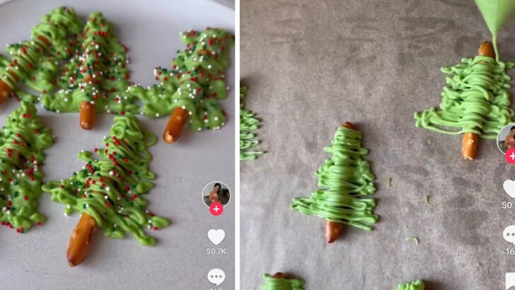 Here’s How To Make Edible Christmas Tree Pretzels For The Holidays