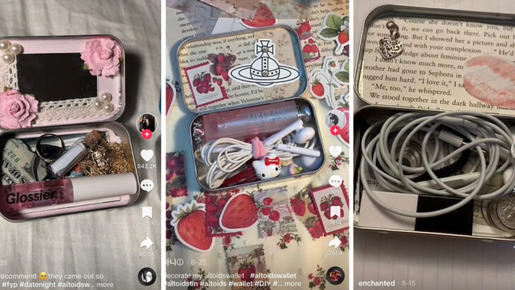People Are Turning Altoids Mint Tins Into Tiny Metal Wallets And They Are Adorable