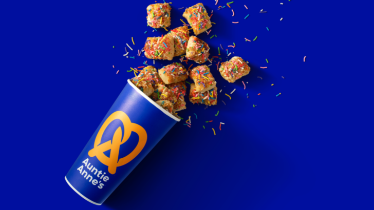 Auntie Anne’s Just Released Confetti Nuggets That Look Like Tiny Cake Bites