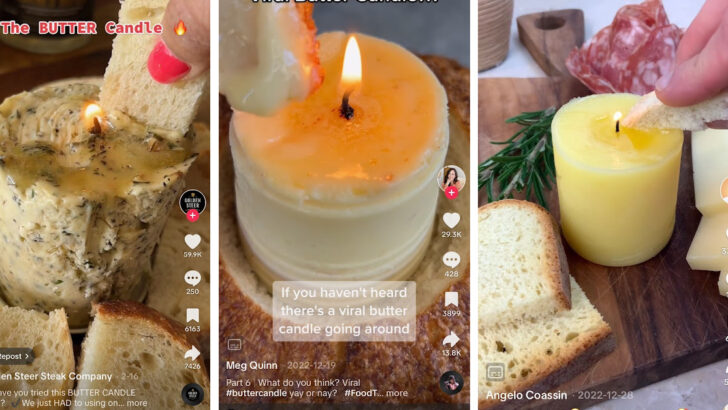 People Are Making Butter Candles To Eat With Bread And I’m Making One Right Now