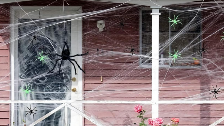 Here’s Why You Should Never Use Fake Spiderweb to Decorate for Halloween