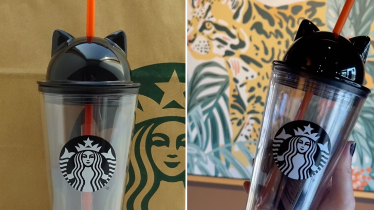 Starbucks Is Selling A Black Cat Tumbler That is Purrfect for Halloween