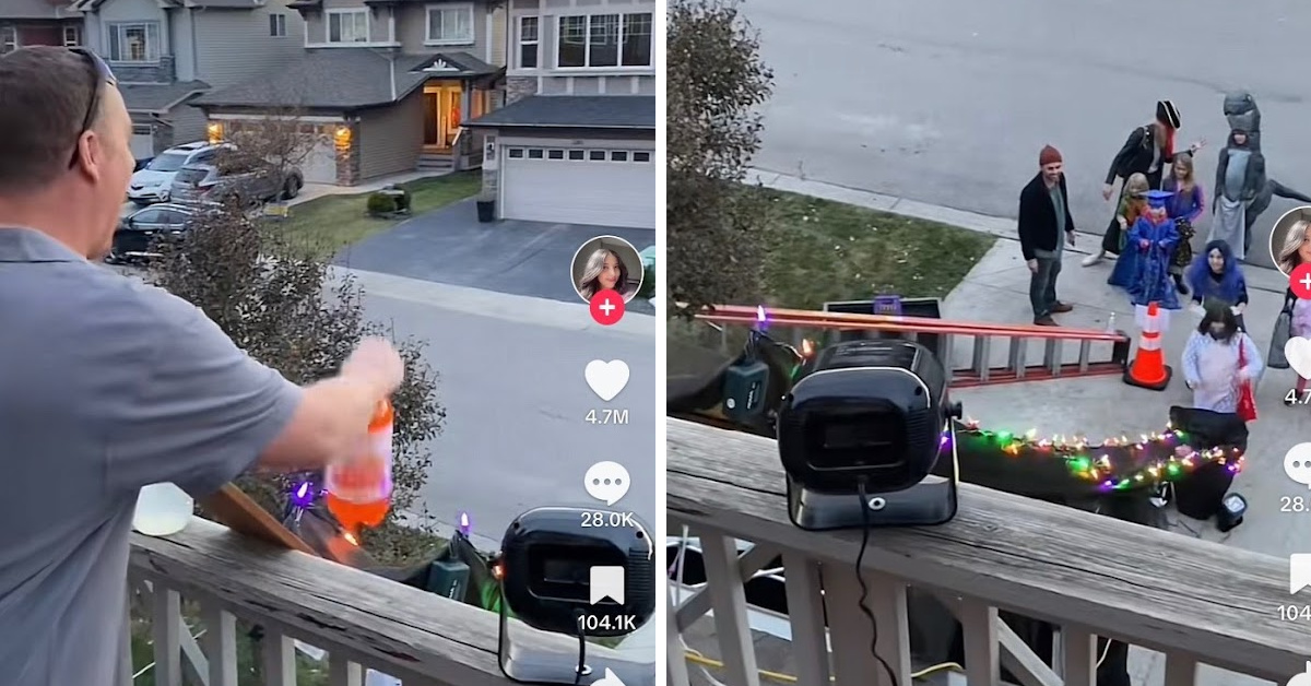 This Dad Hands Out 2 Liters Of Soda For Halloween And Honestly, He Wins Halloween