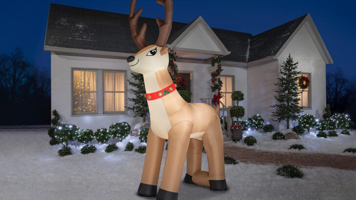 You Can Get A 20-Foot Inflatable Reindeer to Bring Holiday Cheer to Your Front Yard 