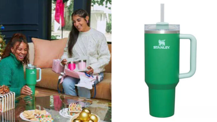 You Can Get a Christmas Green Stanley Tumbler Just in Time for The Holidays