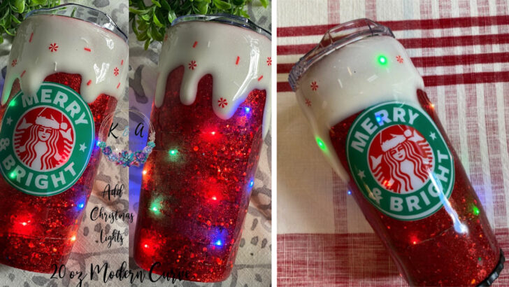 This Customized Light-Up Starbucks Christmas Tumbler Has Me Dreaming Of A Merry Christmas