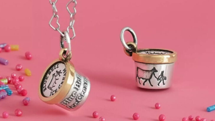 You Can Get a Charm That Looks Exactly Like a Carton of Blue Bell Ice Cream and I Need It