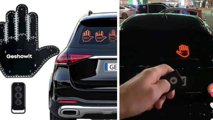 You Can Get A Finger Light For The Person You Know That Has Road Rage