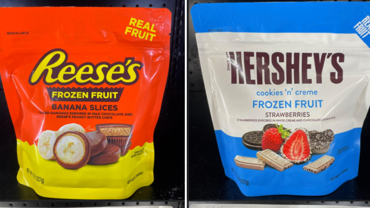 Hershey’s Just Released Bags of Frozen Fruits Dipped in Chocolate and I’m Stocking Up