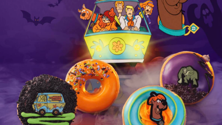 Krispy Kreme Releases Scooby-Doo Doughnuts and One Is Even Topped with The Mystery Machine