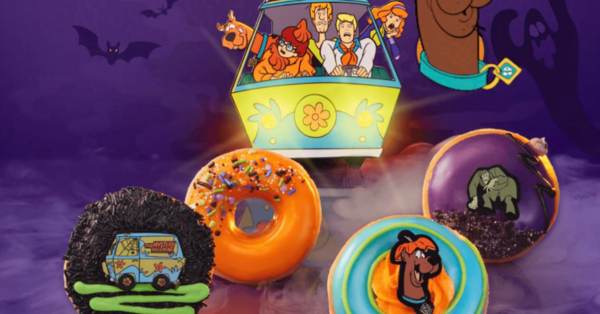 Krispy Kreme Releases Scooby-Doo Doughnuts and One Is Even Topped with The Mystery Machine