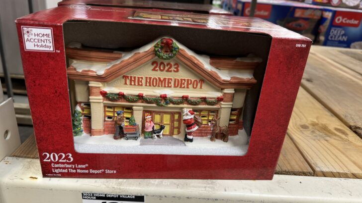 You Can Get A Lighted Christmas Home Depot Store Just in Time for The Holidays