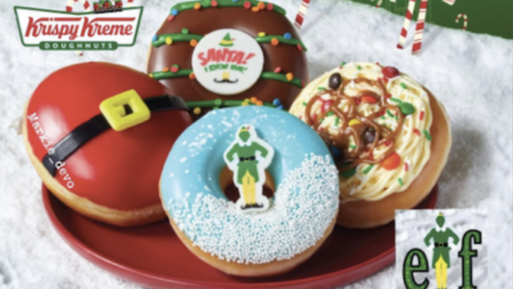 Krispy Kreme Is Releasing Elf Donuts and Son of A Nutcracker, I Need Them