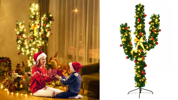 You Can Get A Gorgeous Cactus Christmas Tree To Put A Unique Spin On The Holiday Season