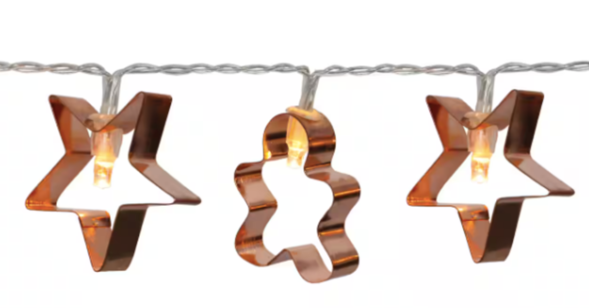You Can Get Christmas Cookie Cutters Lights to Hang Around Your House