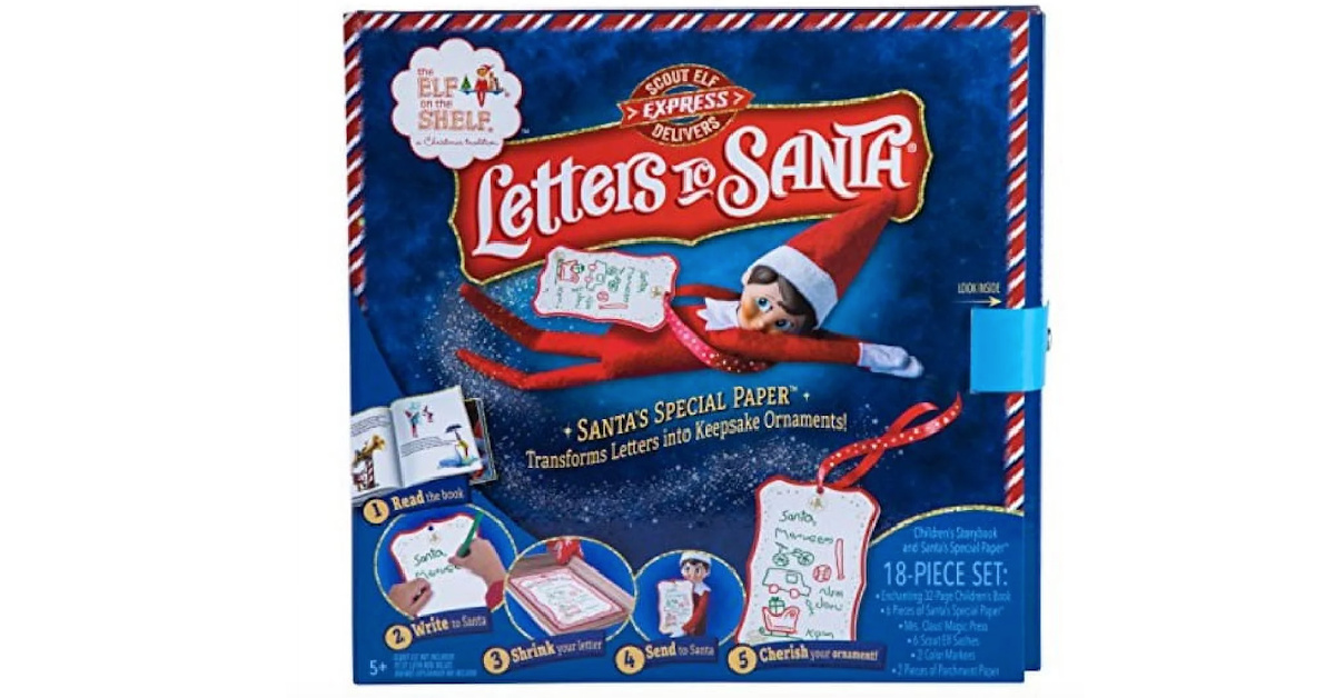 You Can Shrink Your Child’s Letter To Santa For Your Elf on the Shelf To ‘Deliver’ To The North Pole