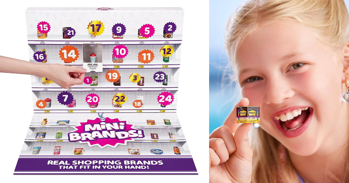 You Can Get A Mini Brands Advent Calendar To Add A Little Bit Of Fun To Your Holiday Season