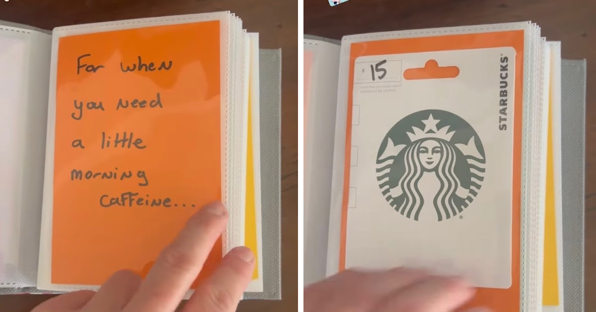 This Photo Album Filled With Gift Cards And Trinkets Is The Best Gift Idea Ever