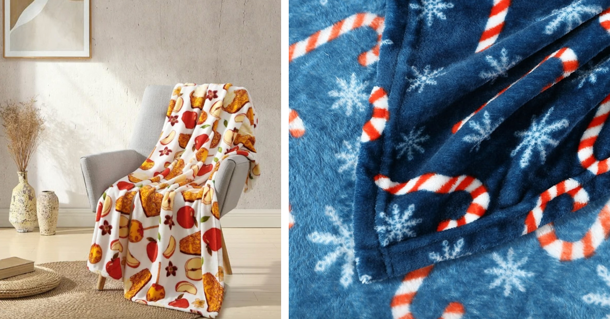 Scented Christmas Blankets Exist And They Cost Less Than $10