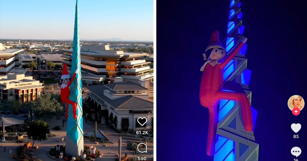 You Can Get A Selfie With A Giant Elf On The Shelf This Holiday Season