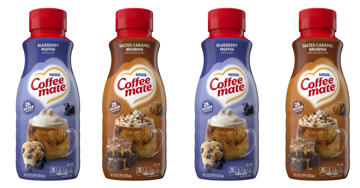 Coffee mate Just Released Two Coffee Creamers Inspired by Brownies and Blueberry Muffins