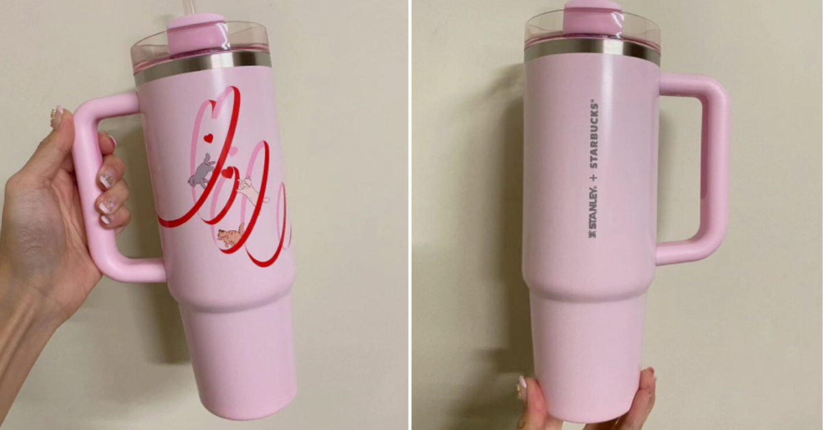 Starbucks Just Released a Pink Cat Stanley Cup That Is Absolutely “Purrrfect”