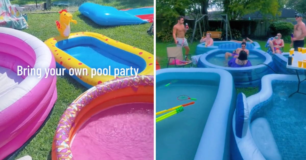 People Are Throwing “Bring Your Own Pool” Parties This Summer And It’s Pure Genius