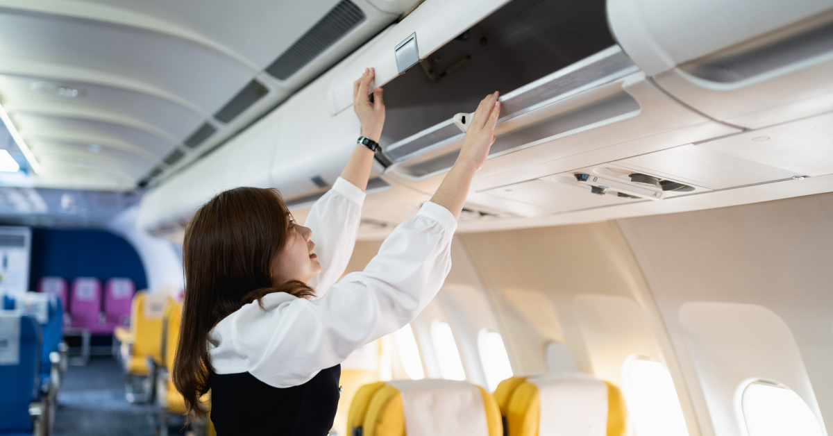 Is It Bad Etiquette To Put Personal Items In A Plane’s Overhead Bin?
