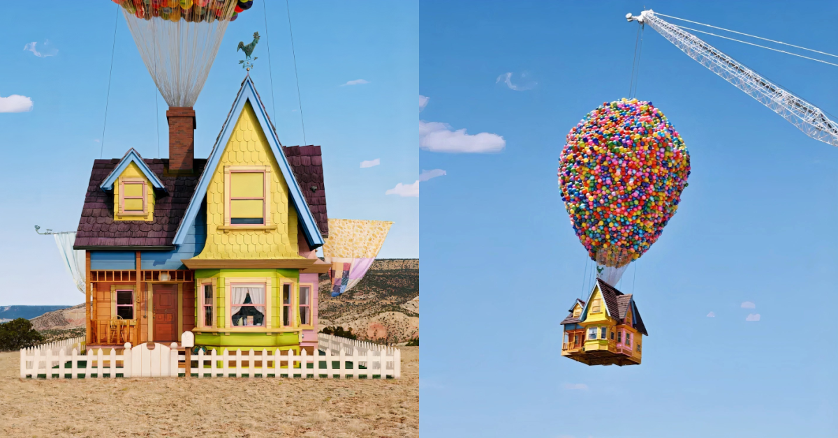 You Can Now Stay In Pixar’s ‘Up’ House and It Actually Floats In The Air