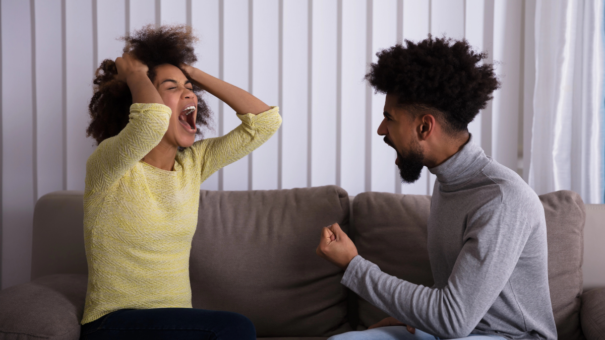 couple fighting