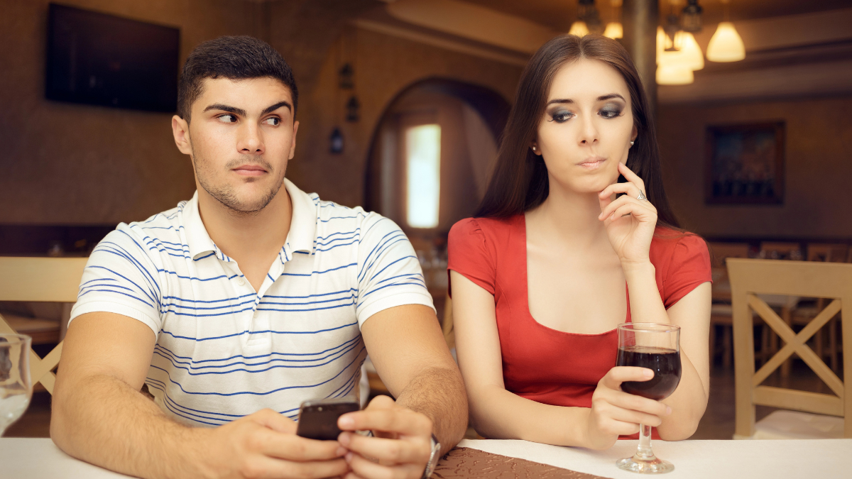 couple looking at each other