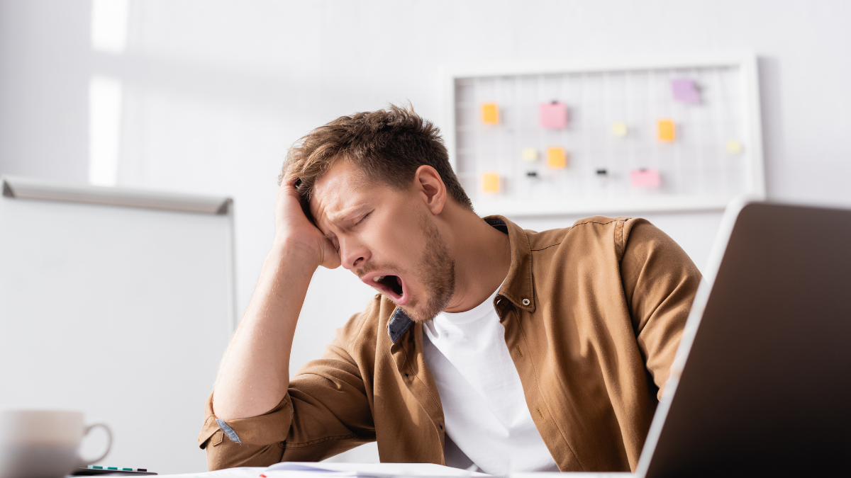 tired man