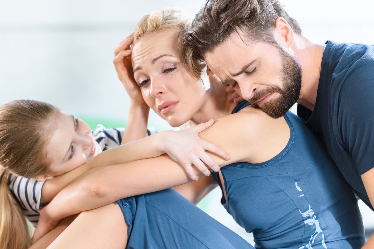 tired parents
