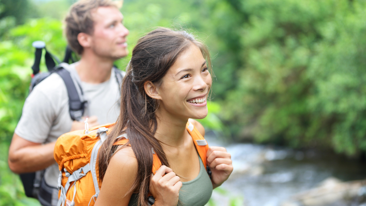 couple hiking