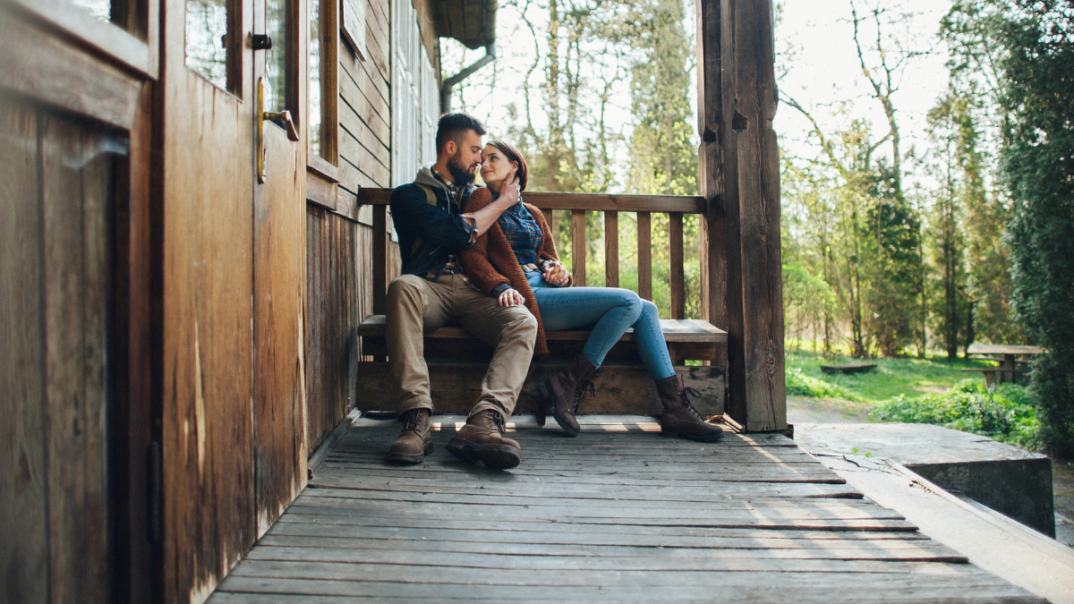 couple sitting on porch
