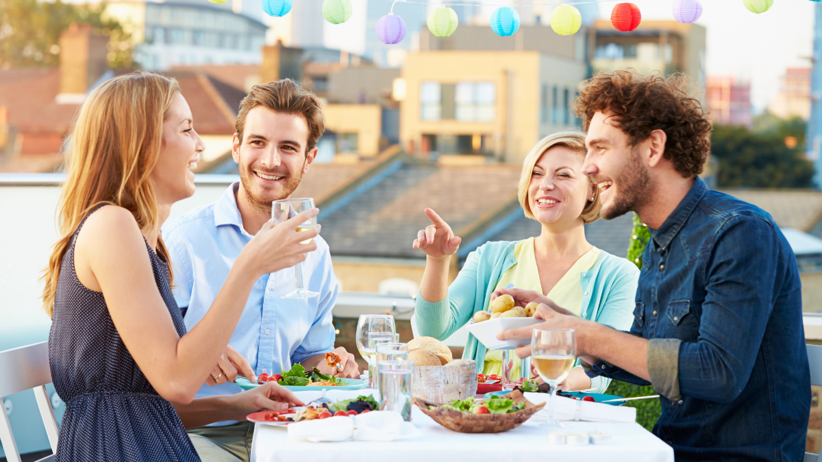 dinner with friends