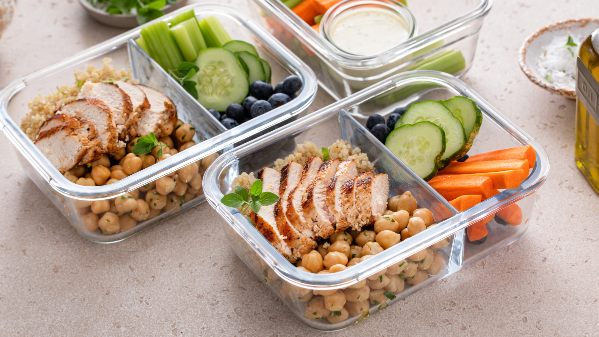 food prep in containers