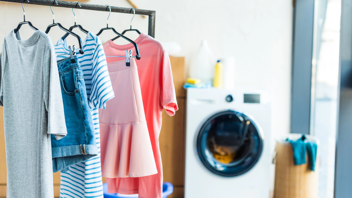 hanging clothes