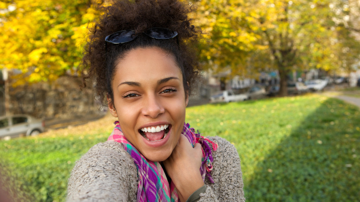 happy woman