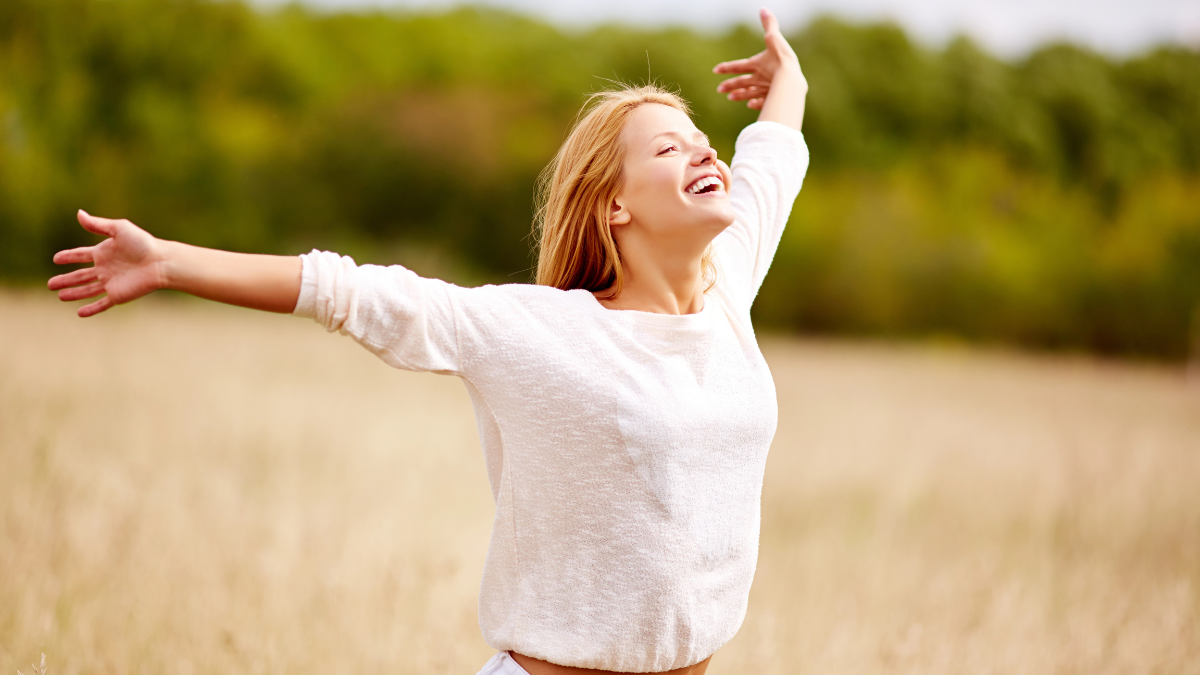 happy woman