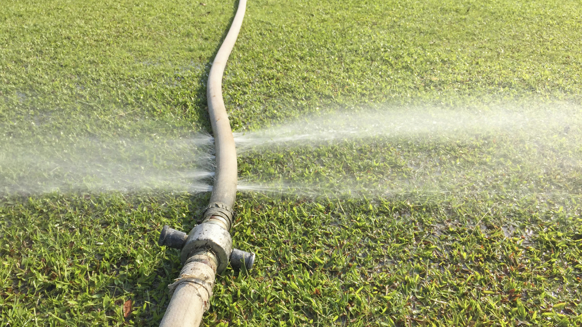hose with leaks