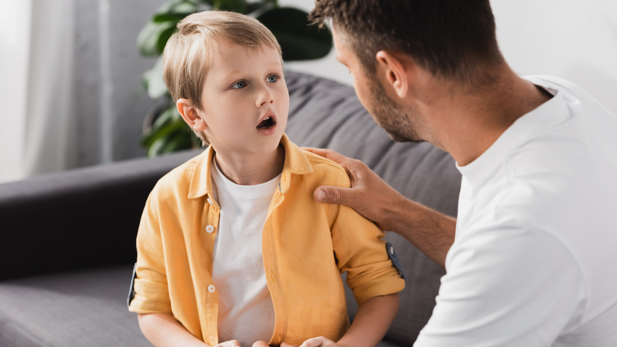 kid with dad
