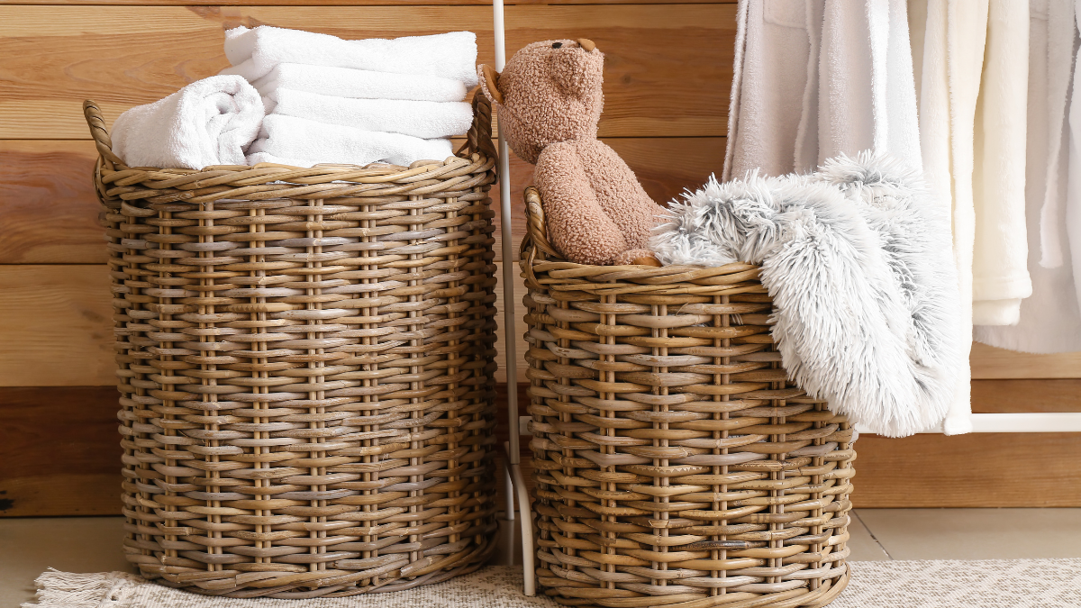 laundry baskets