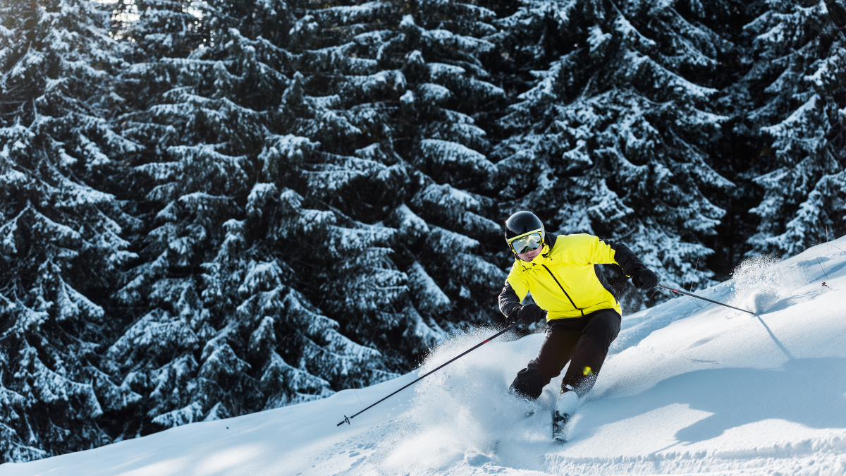 skiing